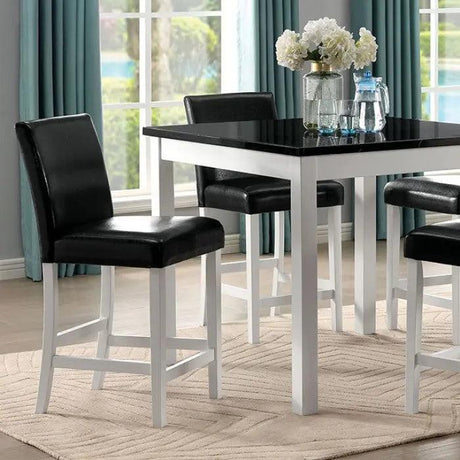 Mathilda 5-Piece Counter Height Dining Set by Furniture of America Furniture of America