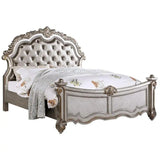 Melrose 6Pc Transitional Bedroom Set in Silver Finish by Cosmos Furniture Cosmos Furniture