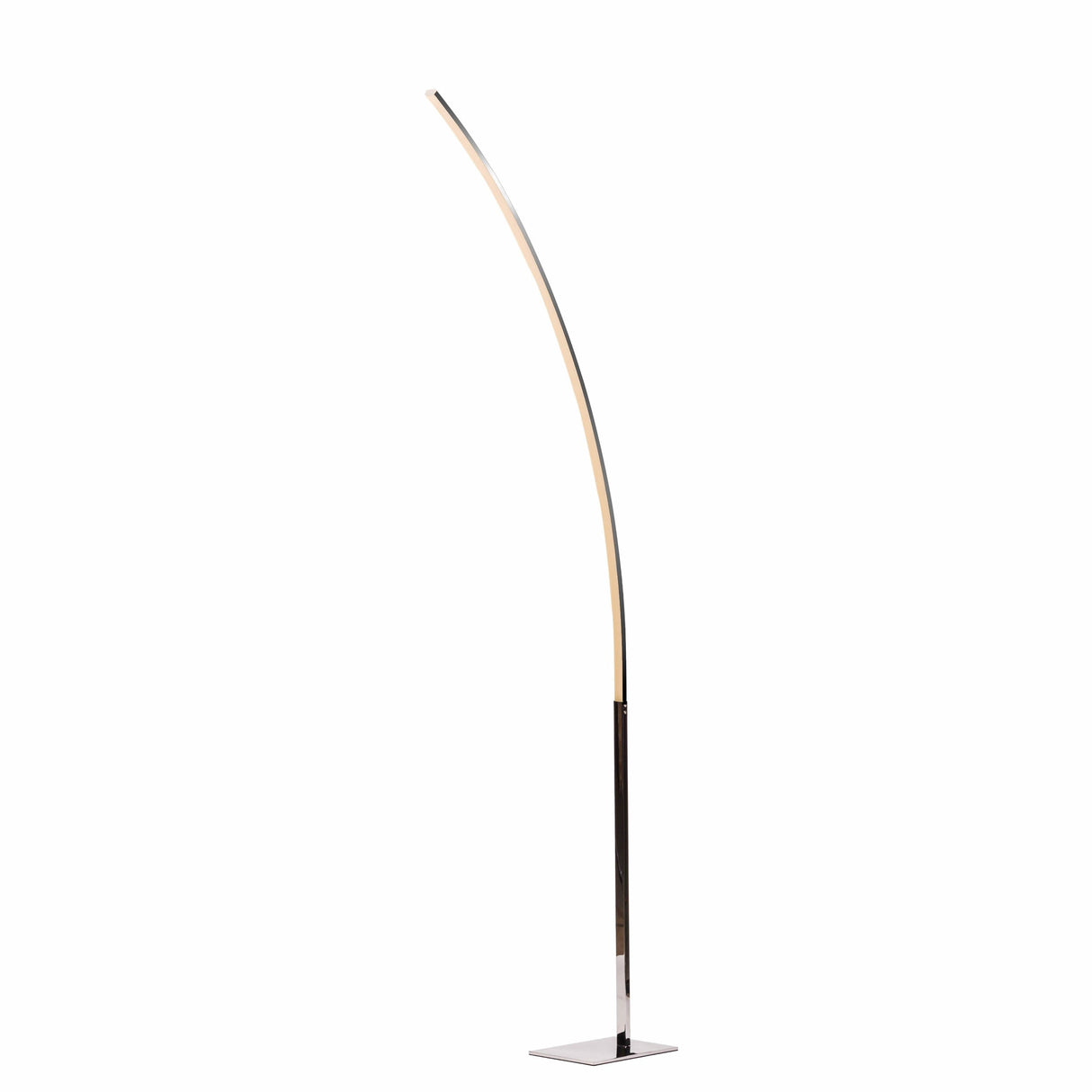 Modern Arc LED Chrome 65" Floor Lamp // On & Off Foot Switch - Home Elegance USA