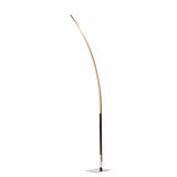 Modern Arc LED Chrome 65" Floor Lamp // On & Off Foot Switch - Home Elegance USA