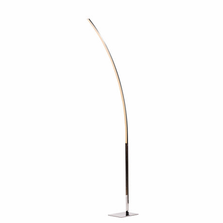 Modern Arc LED Chrome 65" Floor Lamp // On & Off Foot Switch - Home Elegance USA