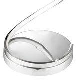 Modern Spiral LED 61" Chrome Floor Lamp // Dimmable Led Strip - Home Elegance USA