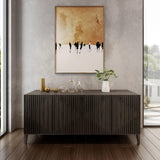 Moderna Sideboard / Buffet in Dark Oak Veneer by J&M Furniture J&M Furniture
