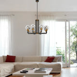 Monachopsis Large Gold & Black Chandelier - Home Elegance USA