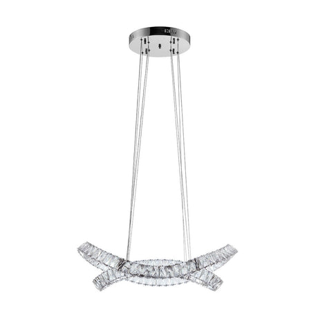 Monroe Crystal Chandelier // Chrome - Home Elegance USA