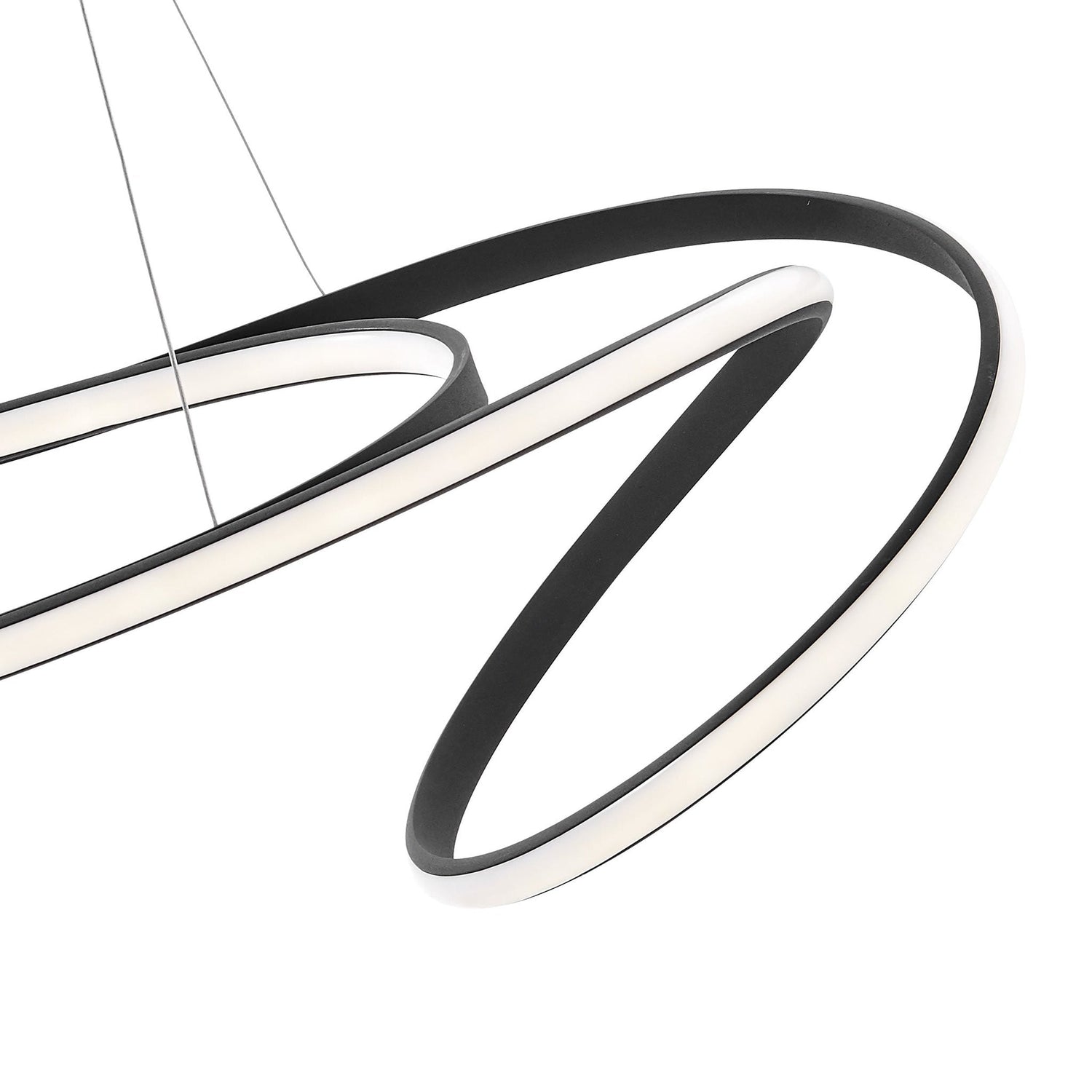 Moscow LED Chandelier // Black - Home Elegance USA