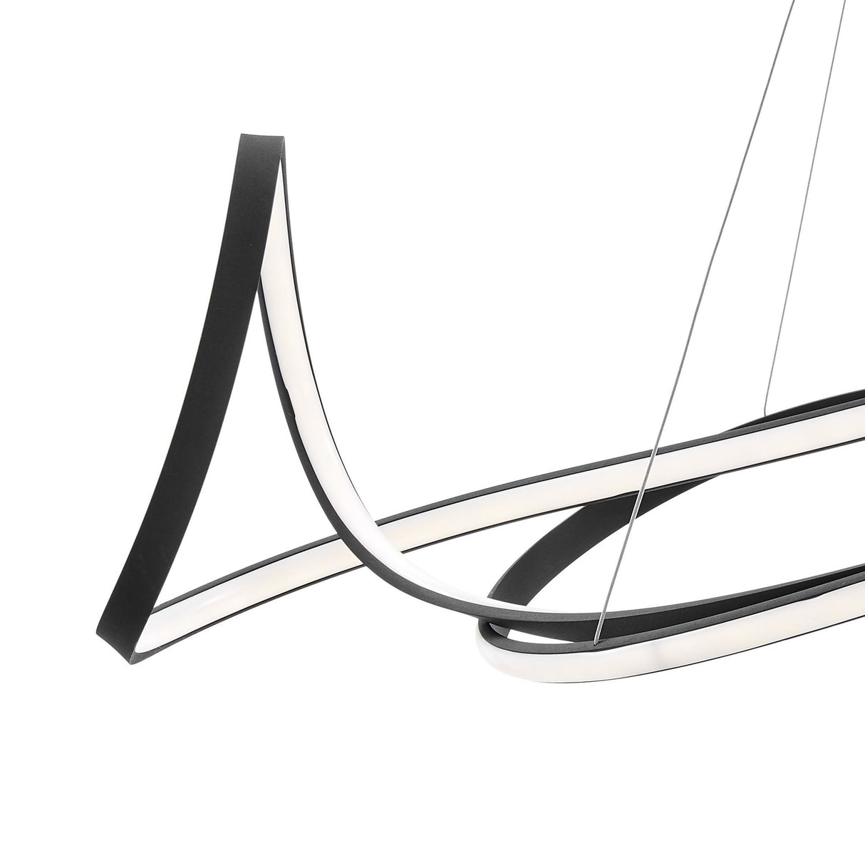 Moscow LED Chandelier // Black - Home Elegance USA