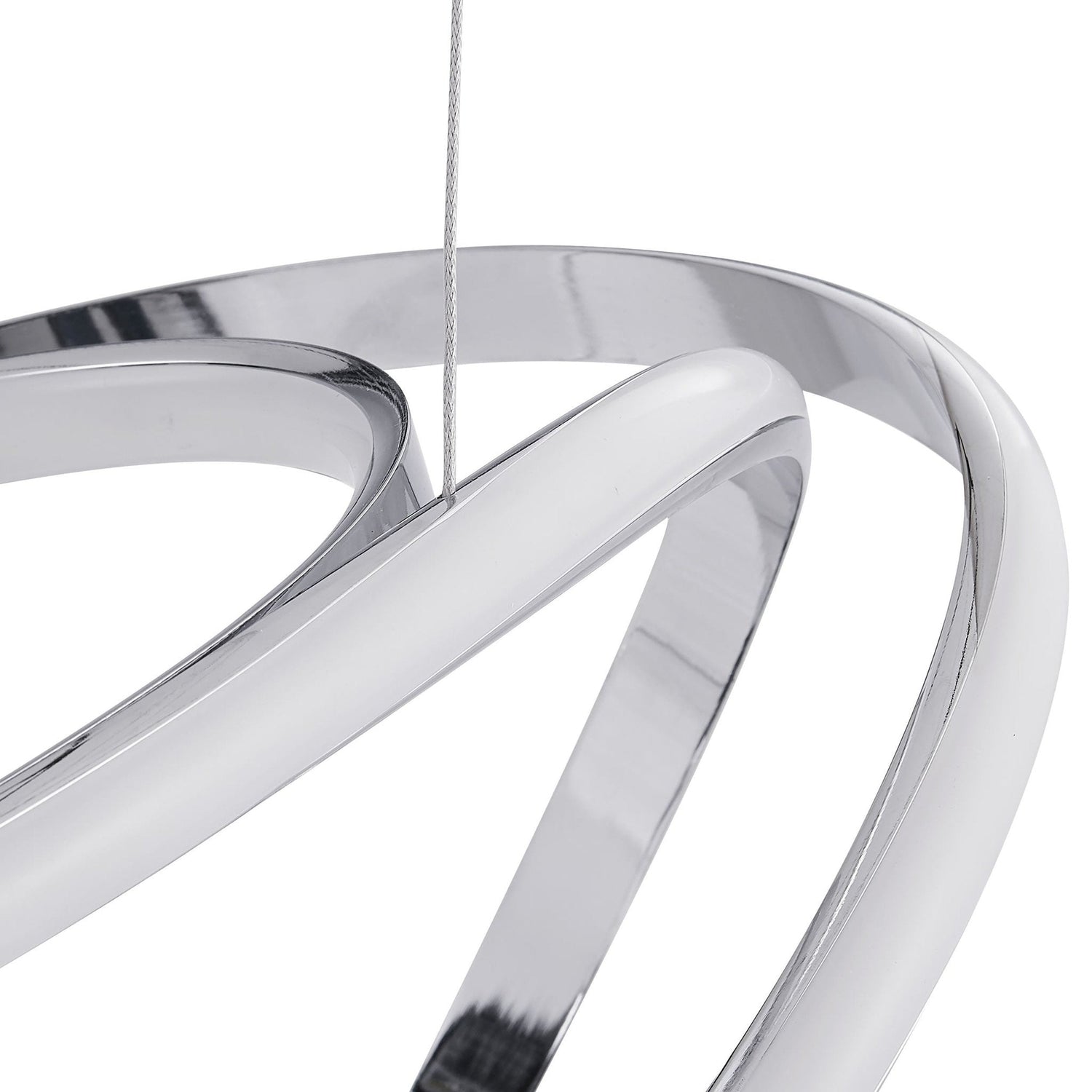 Moscow LED Chandelier // Chrome - Home Elegance USA