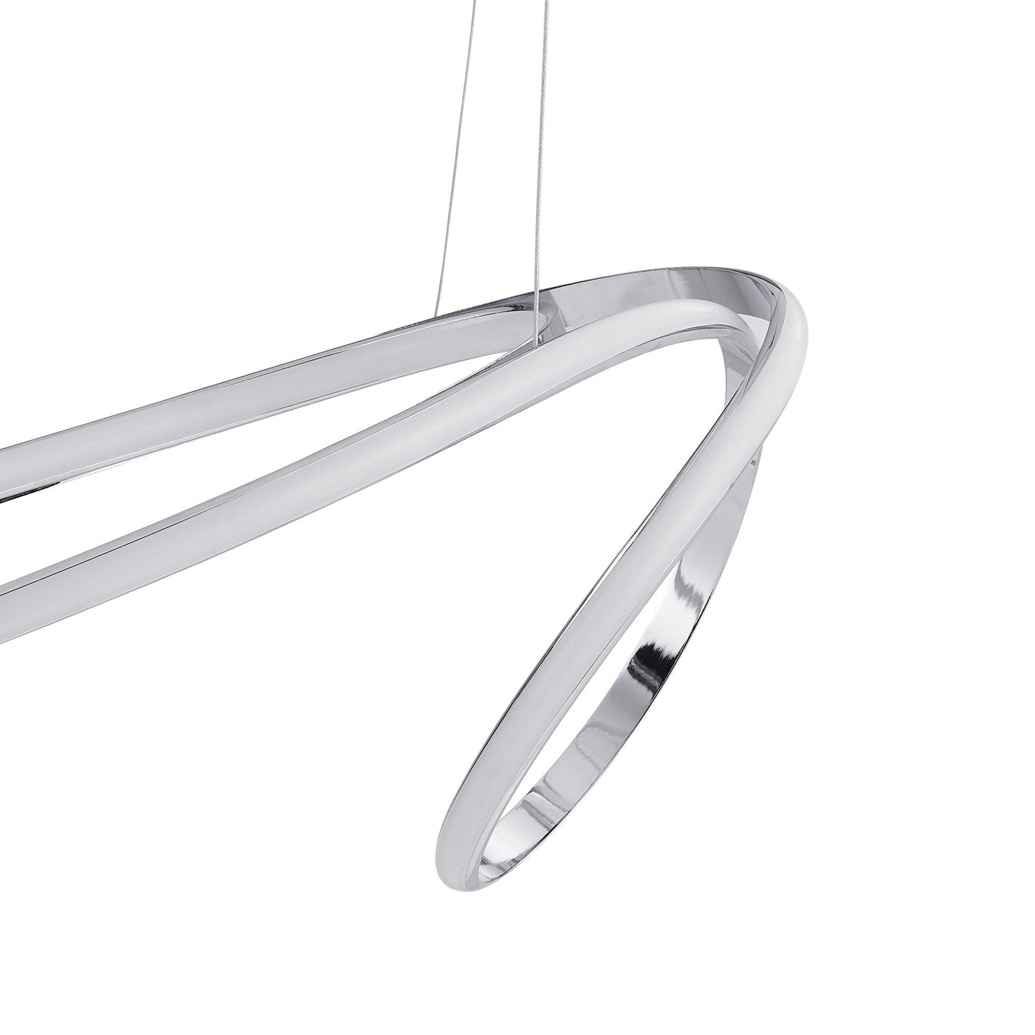 Moscow LED Chandelier // Chrome - Home Elegance USA