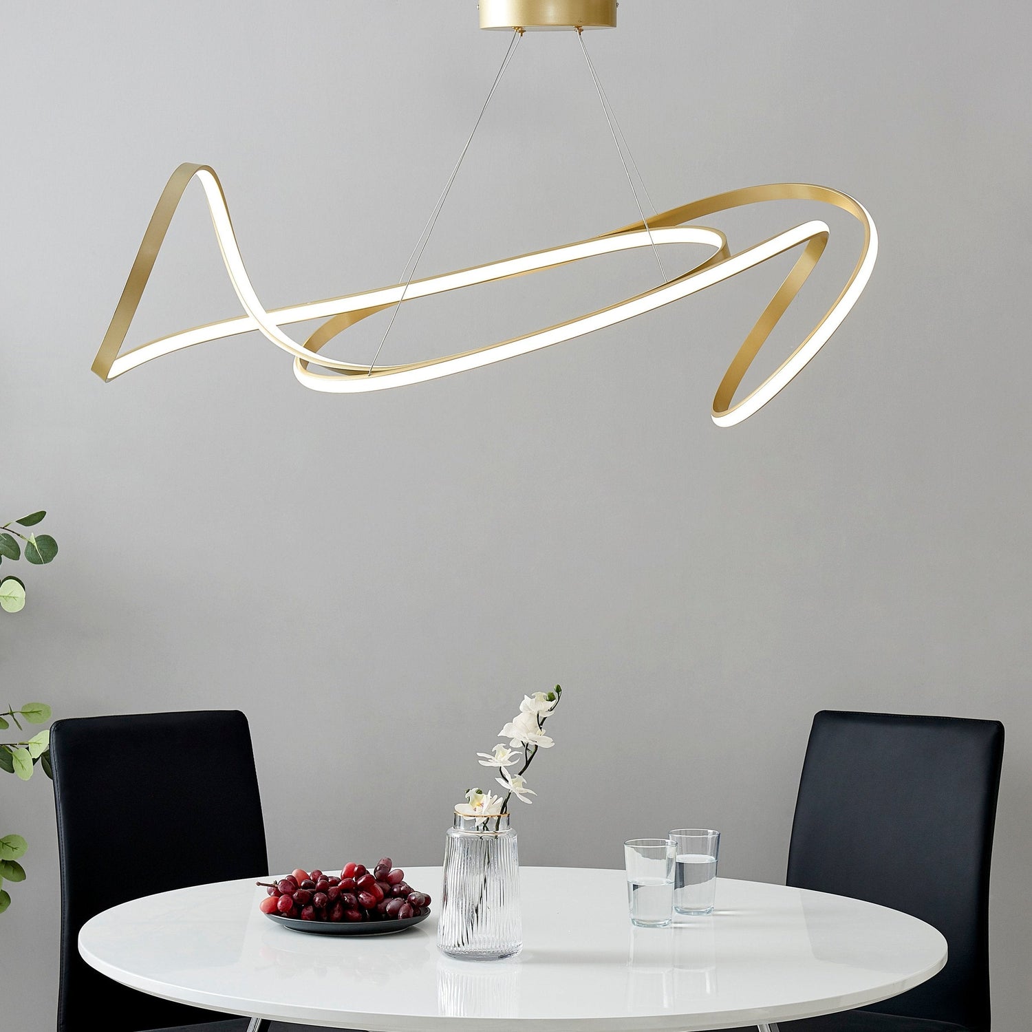 Moscow LED Chandelier // Gold - Home Elegance USA