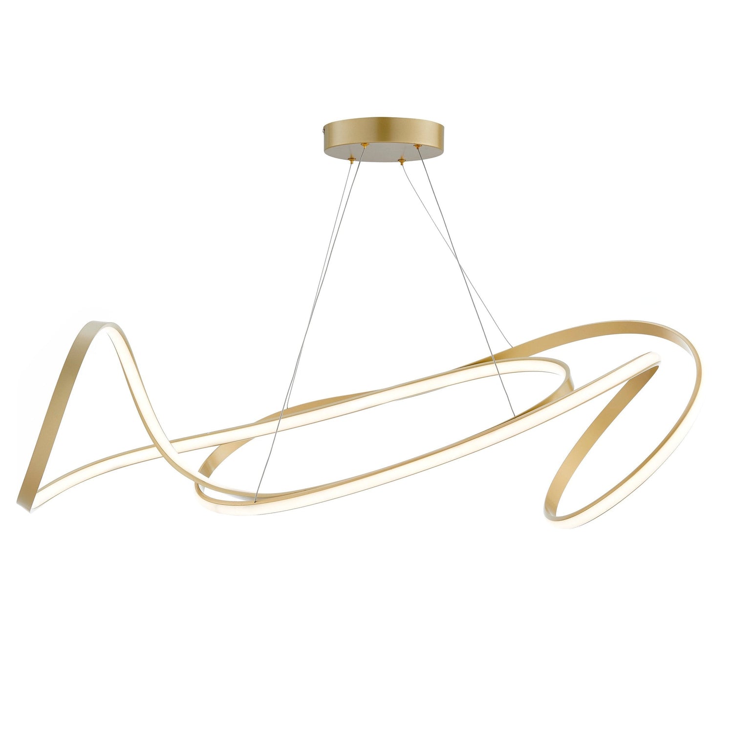 Moscow LED Chandelier // Gold - Home Elegance USA