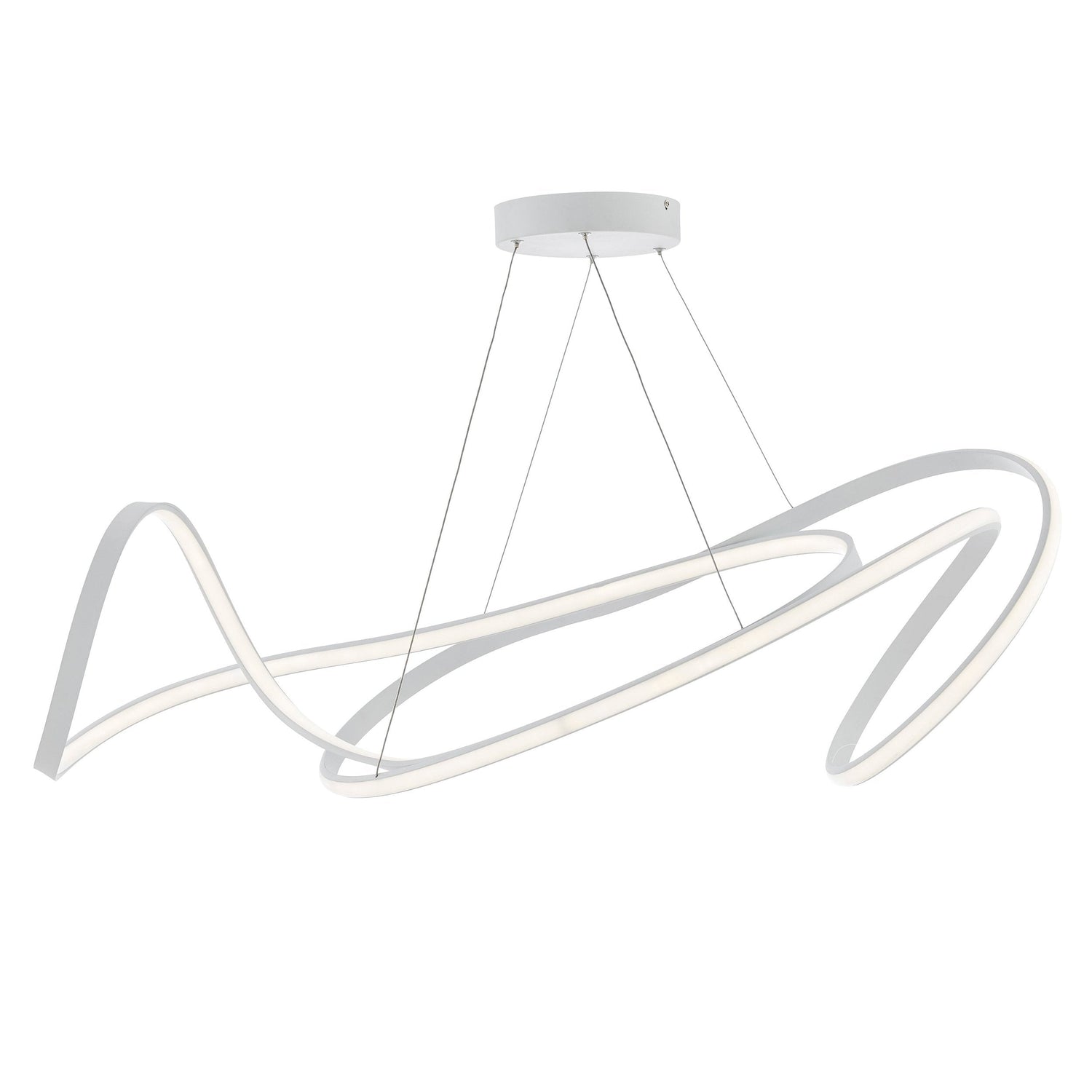 Moscow LED Chandelier // White - Home Elegance USA