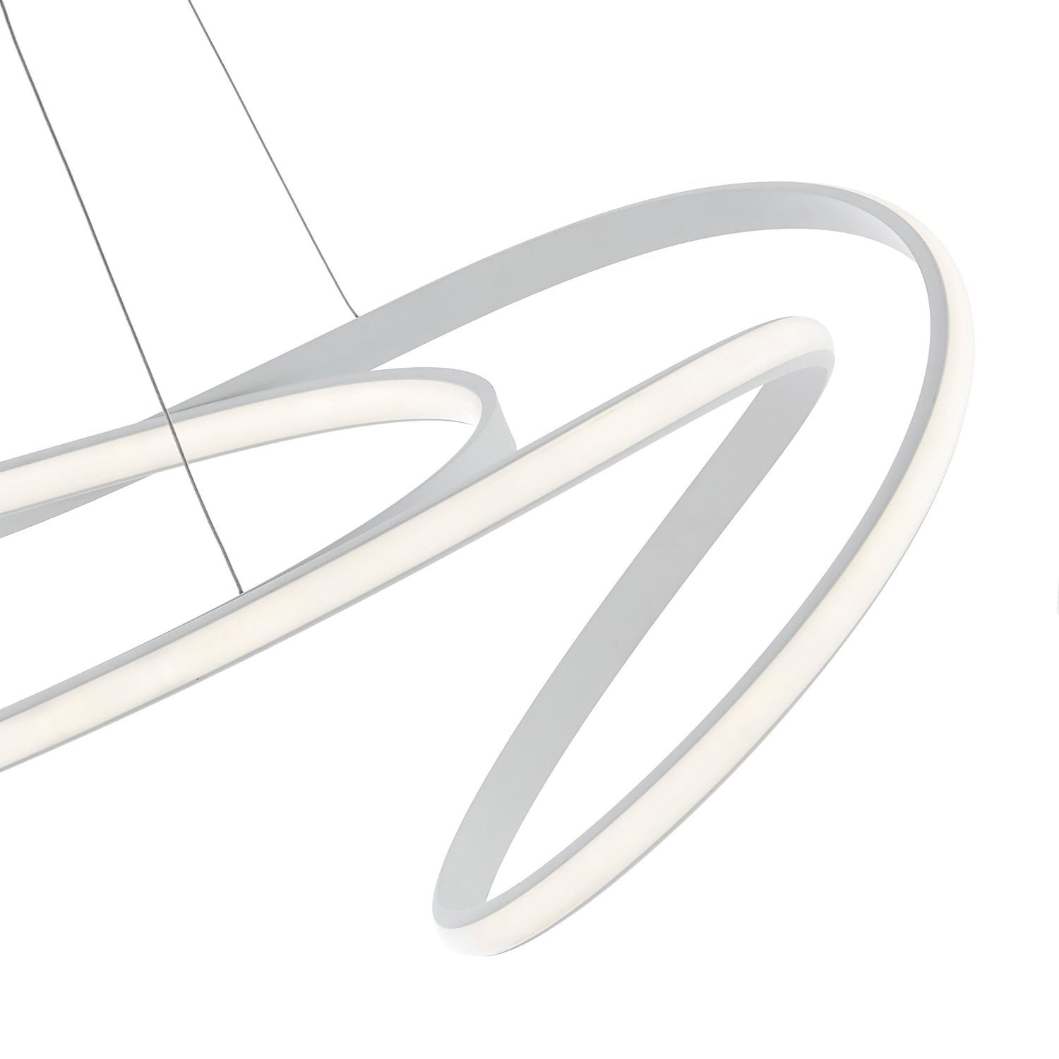 Moscow LED Chandelier // White - Home Elegance USA