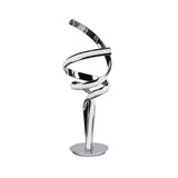 Munich Chrome Table Lamp // Natural White LED Strip & Touch Dimmer - Home Elegance USA