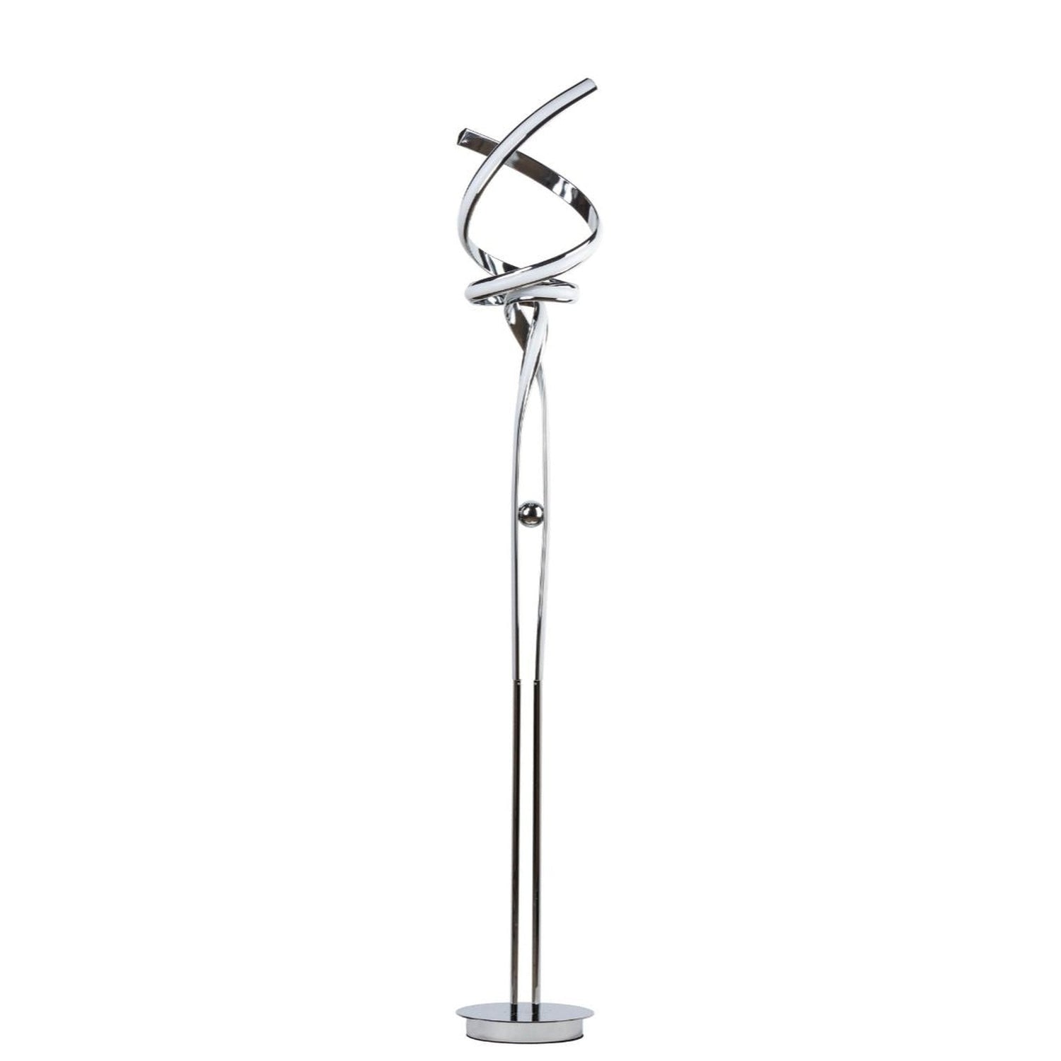 Munich LED Chrome 63" Floor Lamp // Dimmable - Home Elegance USA