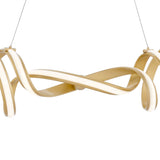 Munich LED Horizontal Chandelier // Gold - Home Elegance USA