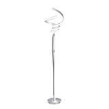 Munich LED Silver 63" Floor Lamp // Dimmable - Home Elegance USA