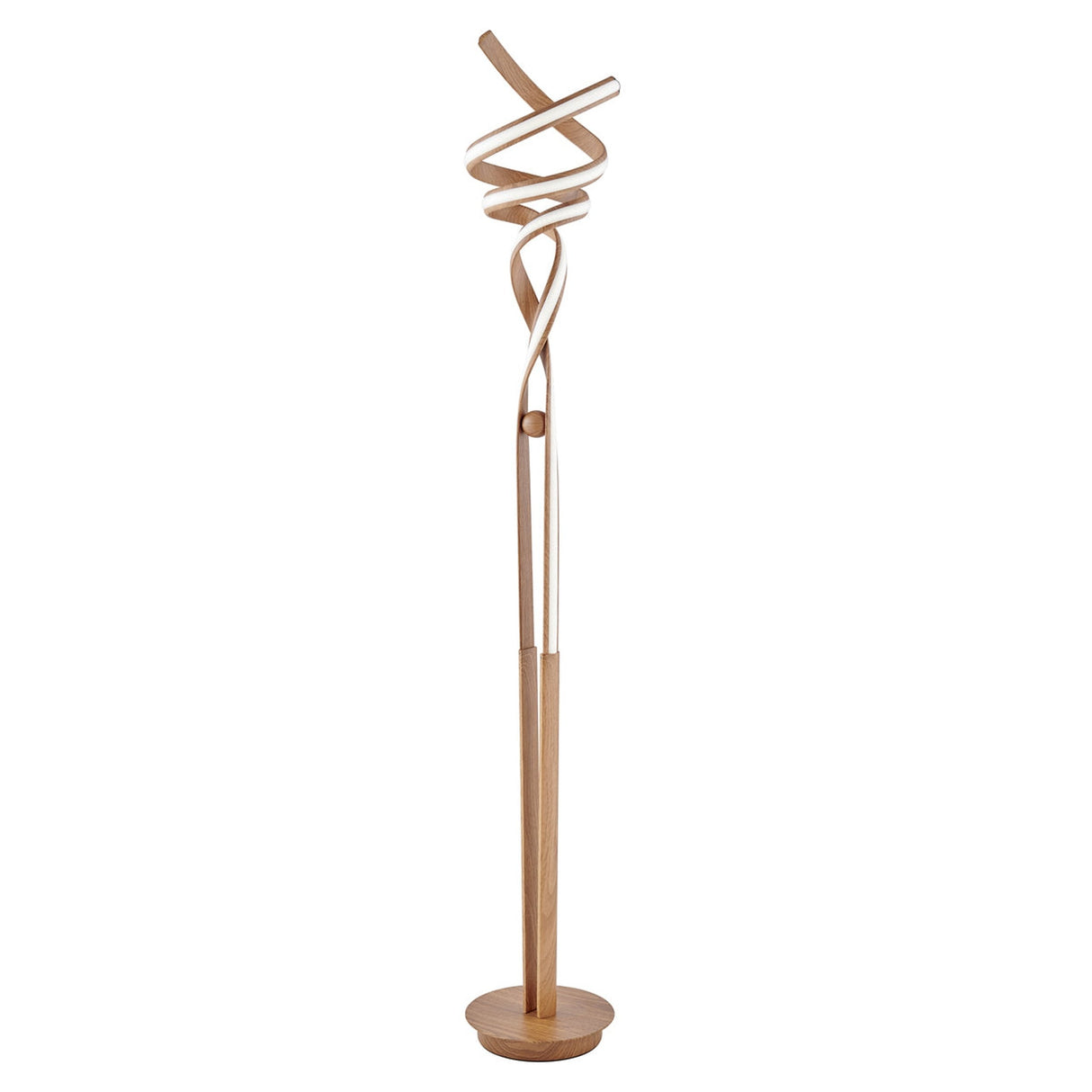 Munich LED Wood 63" Floor Lamp // Dimmable - Home Elegance USA