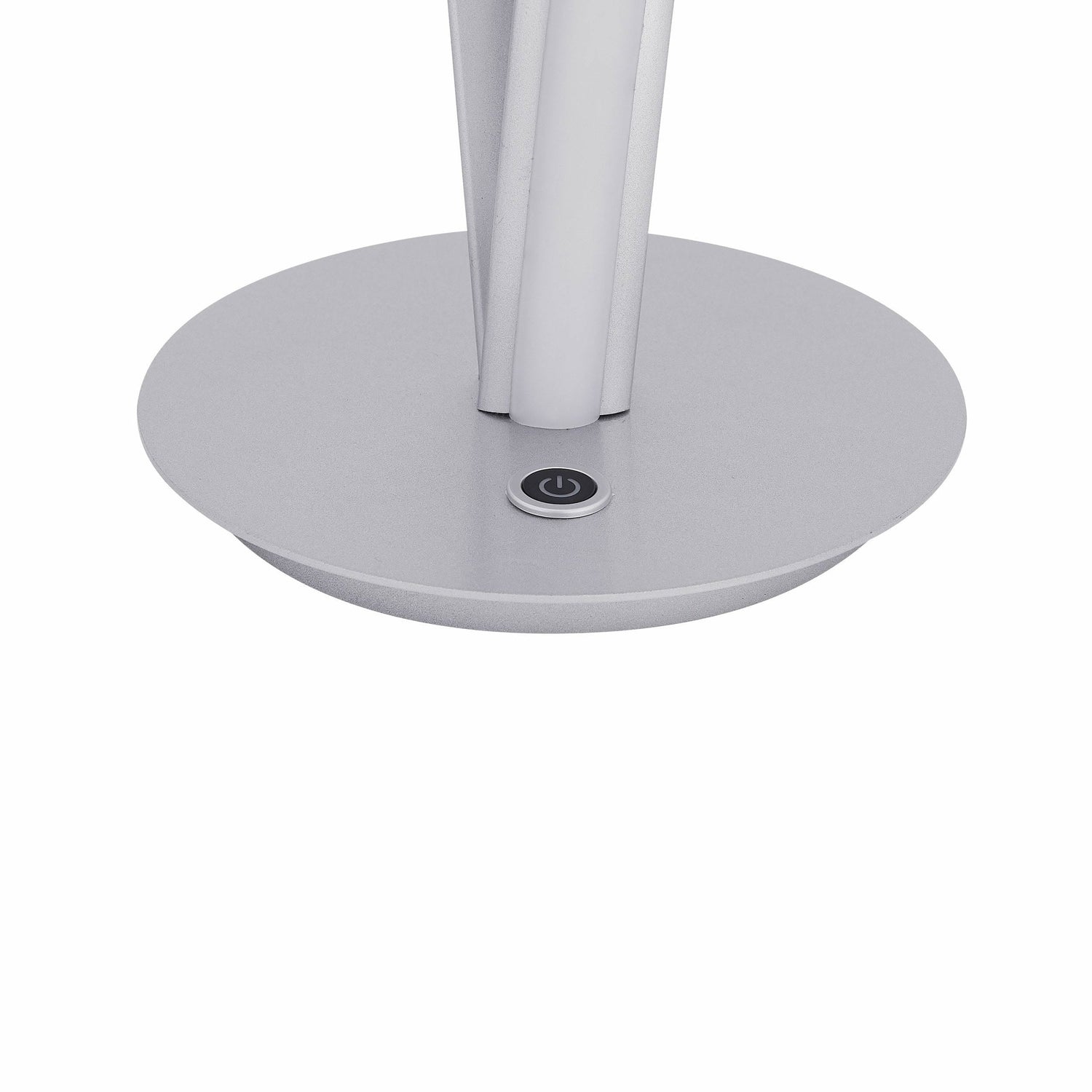 Munich Silver Table Lamp // LED Strip & Touch Dimmer - Home Elegance USA