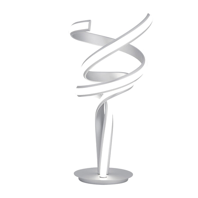 Munich Silver Table Lamp // LED Strip & Touch Dimmer - Home Elegance USA
