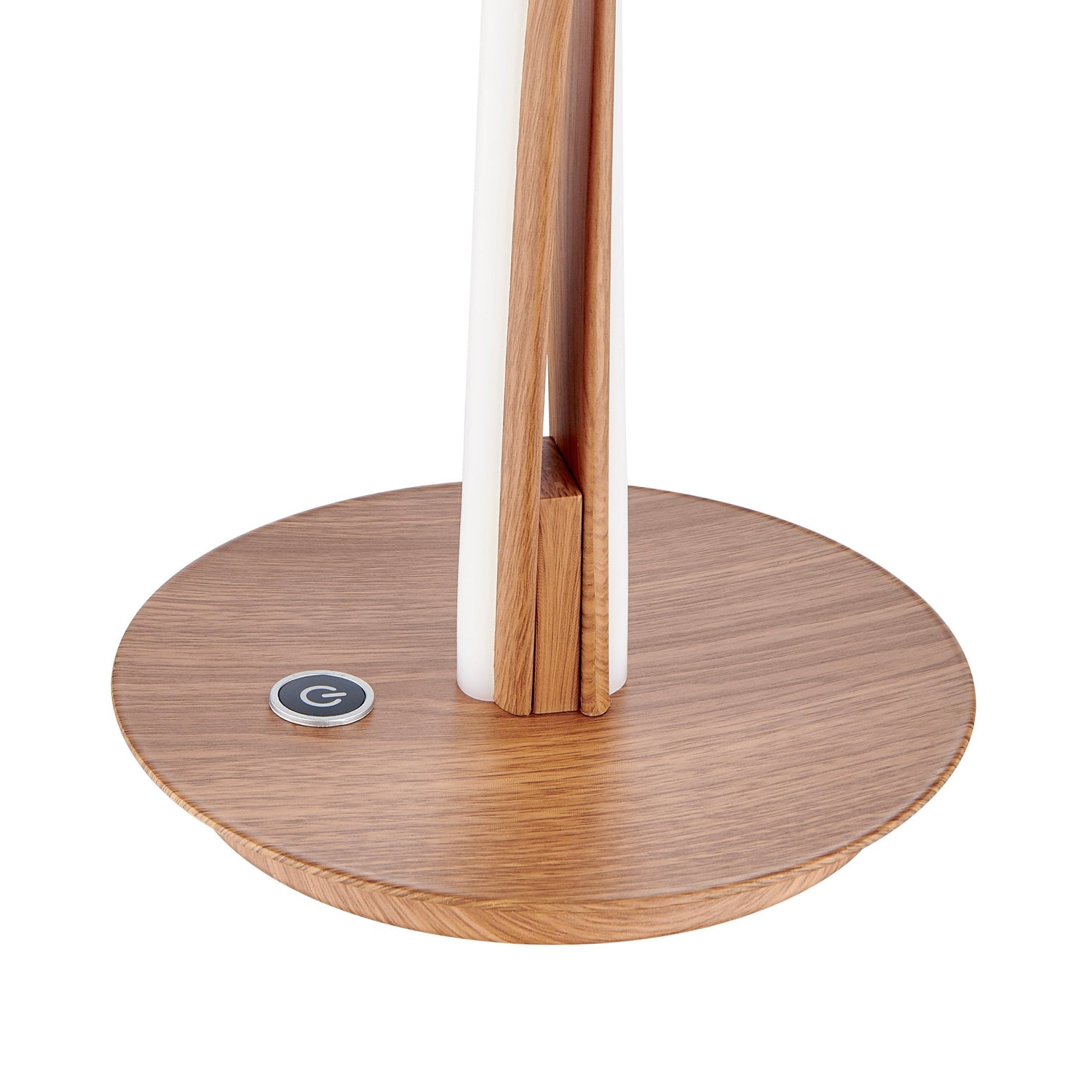 Munich Wood Table Lamp // LED Strip & Touch Dimmer - Home Elegance USA