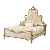 Michael Amini Platine De Royale Champagne Panel Bed - Home Elegance USA