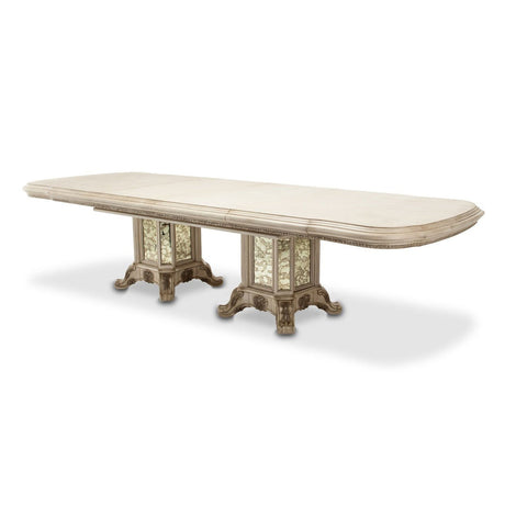 Michael Amini Platine De Royale Rectangular Dining Table - Home Elegance USA