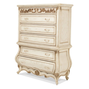 Michael Amini Platine De Royale Champagne 6 Drawer Chest - Home Elegance USA