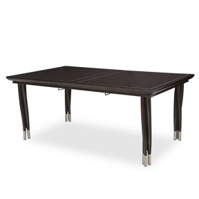 Paris Chic Rectangular Extendable Dining Table in Espresso with 2 Leaves – AICO Furniture