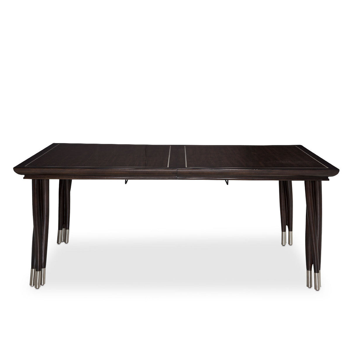 Aico Furniture - Paris Chic 5 Piece Rectangular Dining Table Set In Espresso - N9003000-409-5Set