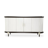 Aico Furniture - Paris Chic Sideboard With Wall Mirror In Espresso - N9003007-260-409