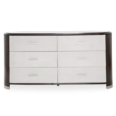 Aico Furniture - Paris Chic Storage Console-Dresser In Espresso - N9003050-409