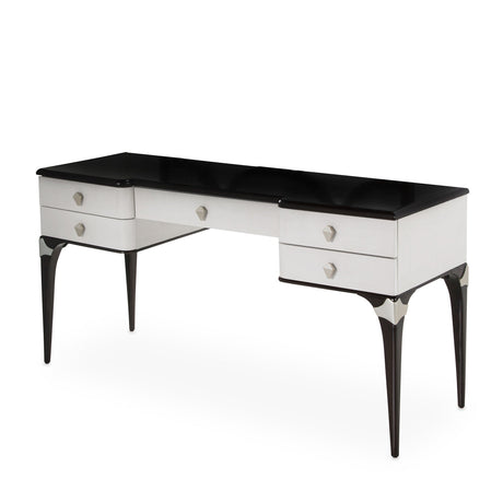 Aico Furniture - Paris Chic Vanity Desk In Espresso - N9003058-409