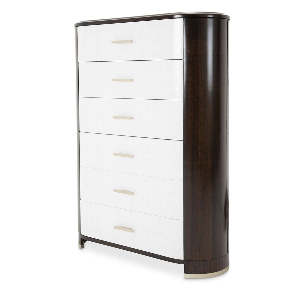 Aico Furniture - Paris Chic 6 Drawer Vertical Storage Cabinets-Chest In Espresso - N9003070-409