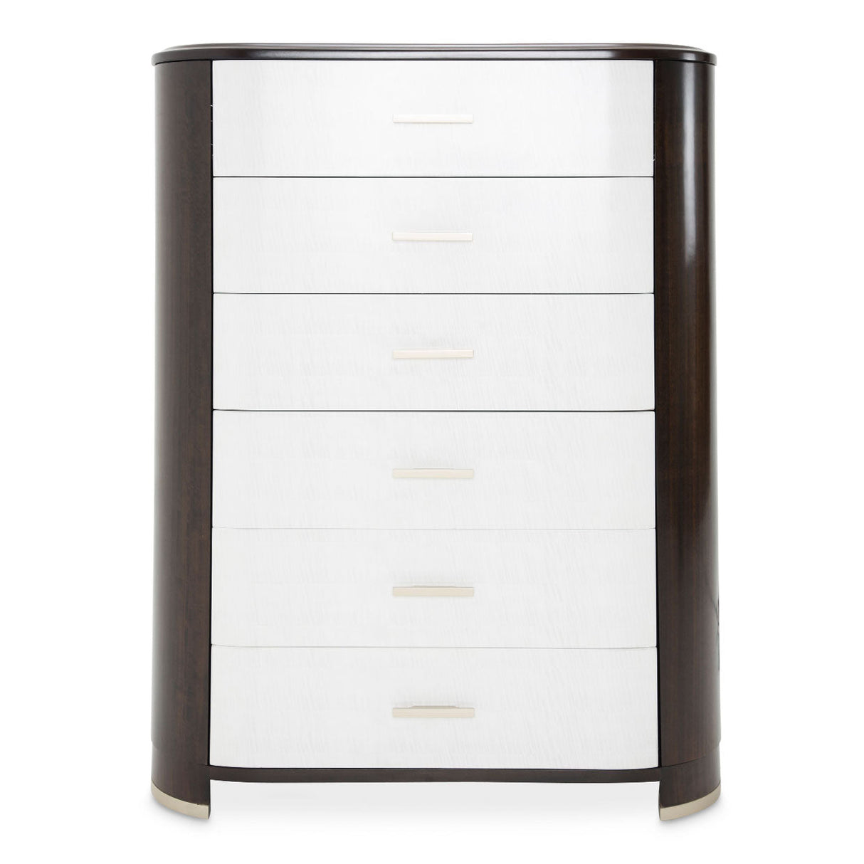 Aico Furniture - Paris Chic 6 Drawer Vertical Storage Cabinets-Chest In Espresso - N9003070-409