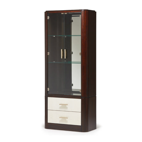 Aico Furniture - Paris Chic Display Cabinet In Espresso - N9003209-409