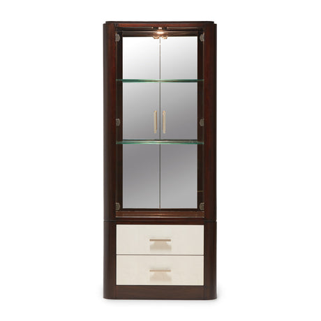 Aico Furniture - Paris Chic Display Cabinet In Espresso - N9003209-409