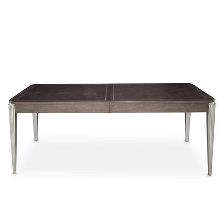 Aico Furniture - Roxbury Park 4 Leg Rectangular Dining Table In Slate - N9006000-220