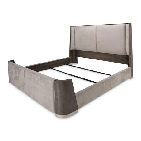 Aico Furniture - Roxbury Park Eastern King Dual-Panel Bed In Slate - N9006000Ekdp4-220