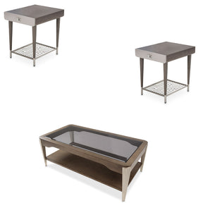 Roxbury Park 3-Piece Occasional Table Set in Slate Finish – AICO Furniture