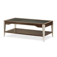 Roxbury Park Cocktail Table in Slate with Beveled Glass Top – AICO