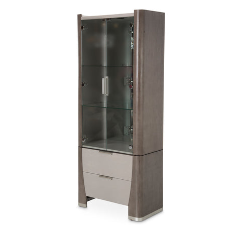 Aico Furniture - Roxbury Park Display Cabinet In Slate - N9006209-220