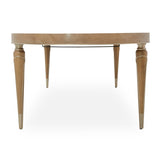 Aico Furniture - Villa Cherie Caramel 4 Leg Oval Dining Table In Chardonnay - N9008000-134
