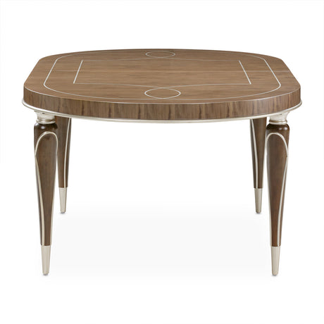 Aico Furniture - Villa Cherie 4 Leg Oval Dining Table In Hazelnut - N9008000-410