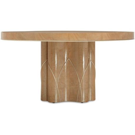 Michael Amini Villa Cherie Caramel Round Dining Table - Home Elegance USA