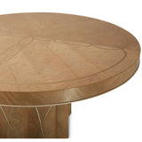 Aico Furniture - Villa Cherie Caramel Round Dining Table In Chardonnay - N9008001-134