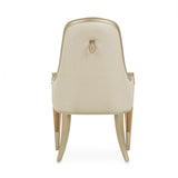 Aico Furniture - Villa Cherie Caramel 7 Piece Round Dining Table Set In Chardonnay - N9008001-134-7Set