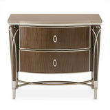 Aico Furniture - Villa Cherie Nightstand In Hazelnut - N9008040-410