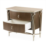 Aico Furniture - Villa Cherie Nightstand In Hazelnut - N9008040-410