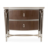 Aico Furniture - Villa Cherie Nightstand In Hazelnut - N9008040-410